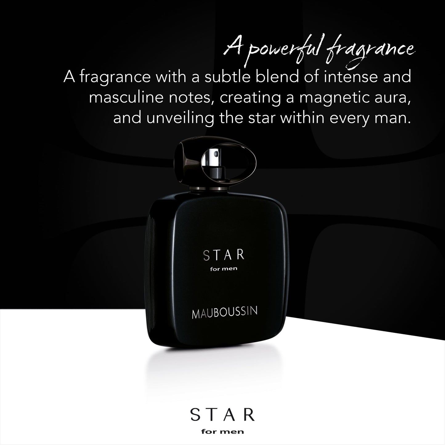 Mauboussin - Star For Men 90ml (3 Fl Oz) - Eau de Parfum for Men - Woody & Amber Scents