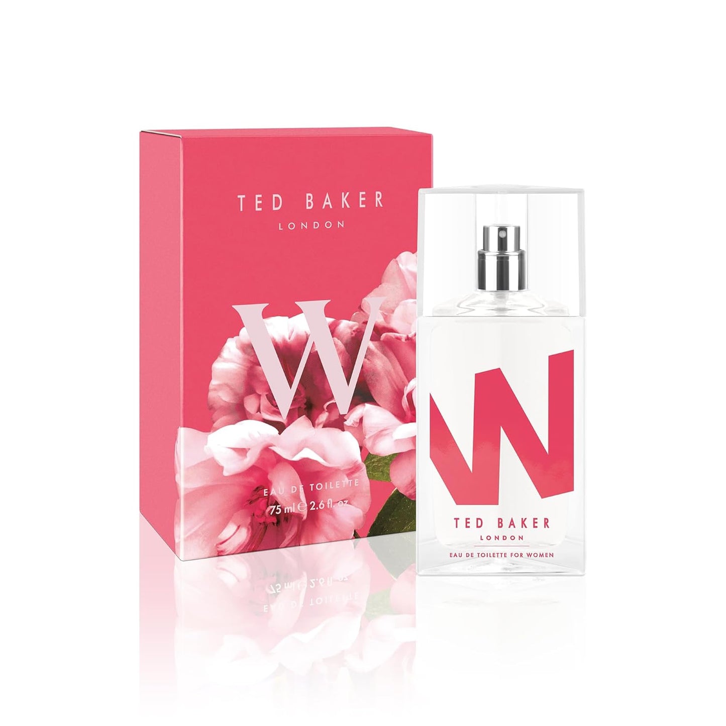 Ted Baker Eau de Toilette Duo Pack - Fruity Floral Rose & Orchid Perfume | Vegan, Long-Lasting, 2 x 2.54 fl oz