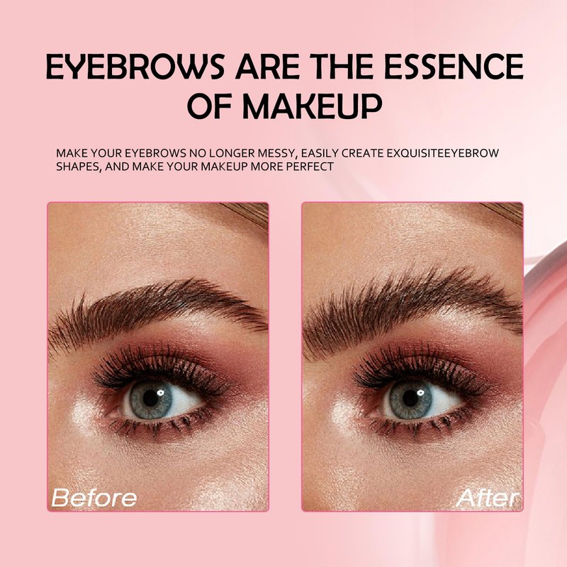 Eshioh Clear Eyebrow Gel, Waterproof, Lightweight Formula, Non-Irritating Ingredients, Natural Hold, Smudge-Resistant, Travel-Friendly #01