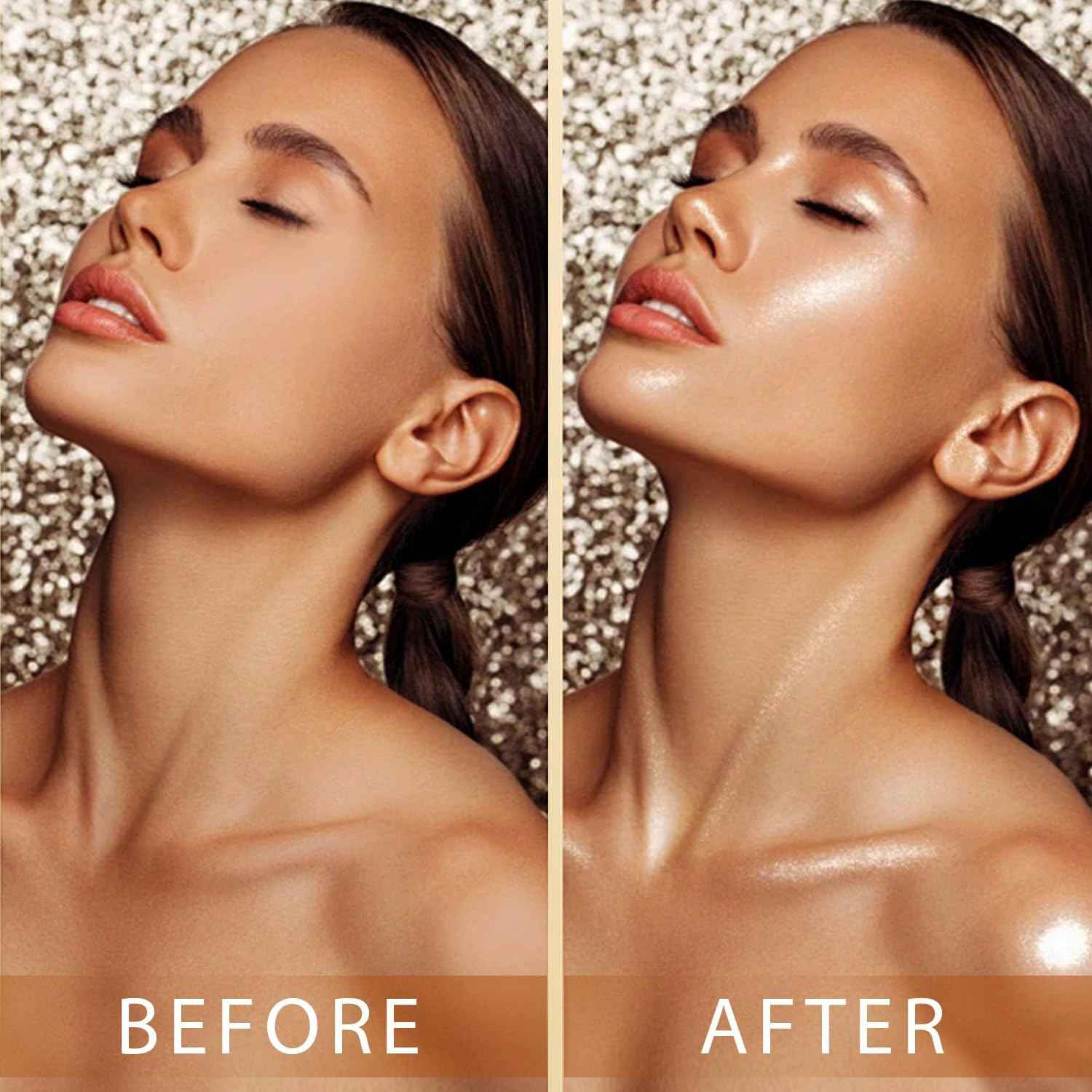 Body Shimmer Oil | Hydrating & Illuminating Highlighter for Face, Body & Hair 3.38 Fl Oz