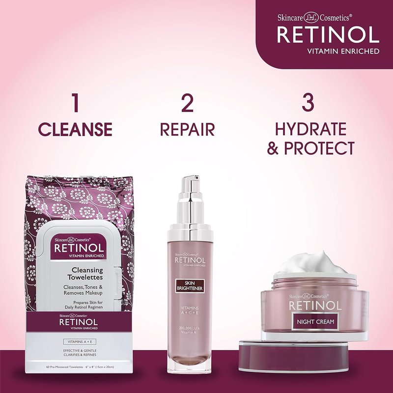 LIVAURA Retinol Makeup Remover Wipes – Face Wipes for Women Cleansing, Gentle Facial Cleansing Wipe, Makeup Removing Wipe for Faces, Travel Size Face Wipe for Sensitive Skin