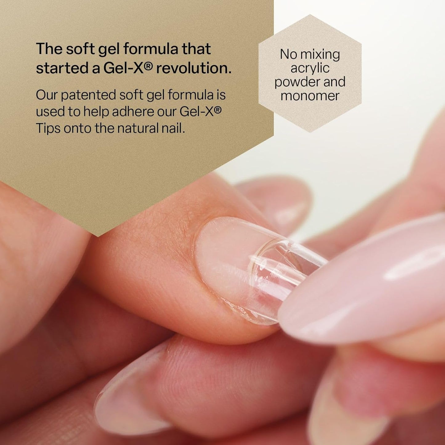 APRÉS Gel-X® Nail Extension Kit - Gold Extend Gel, pH Bonder & Non-Acidic Primer | 15 ml Set