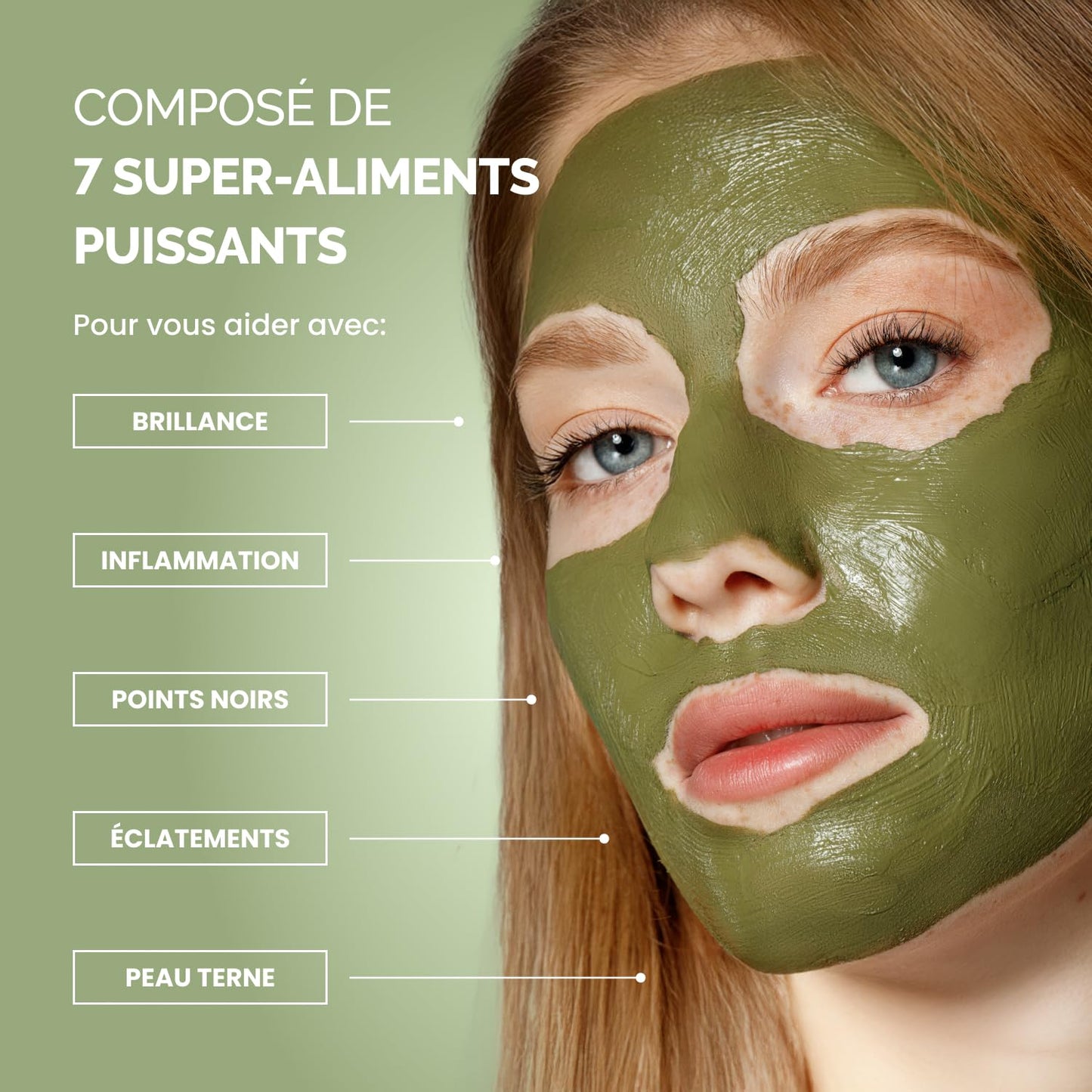 PLANTIFIQUE Korean Skin Care Face Mask with Avocado & Superfoods and Under Eye Patches (20 pairs)