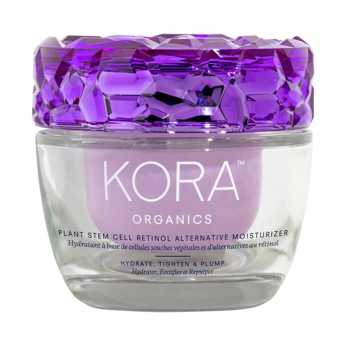 KORA Organics Plant Stem Cell Retinol Alternative Moisturizer, Active Retinol Alternative Blend Smooths Wrinkles and Helps Firm Skin, 0.5 fl oz