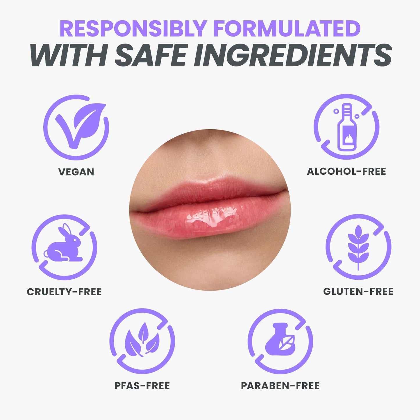 Wonderskin Lip Rehab Serum Oil (Kissed (2 Pack))