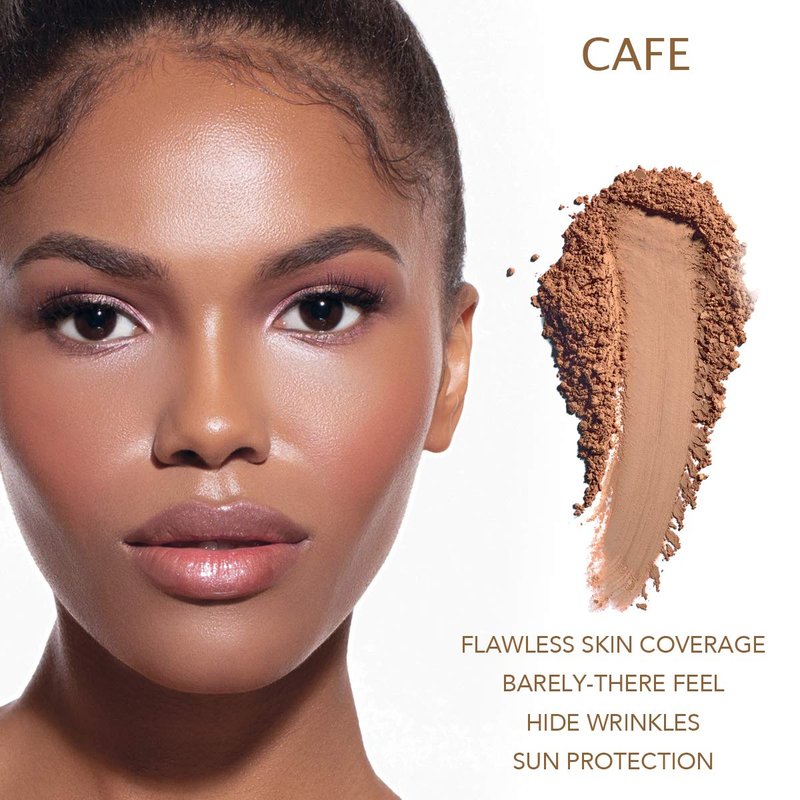 BellaTerra Cosmetics Mineral Powder Foundation – Maple | Deep Warm Undertone | Buildable Matte Mineral Formula for Smooth, Balanced, Long-Lasting Coverage 9g