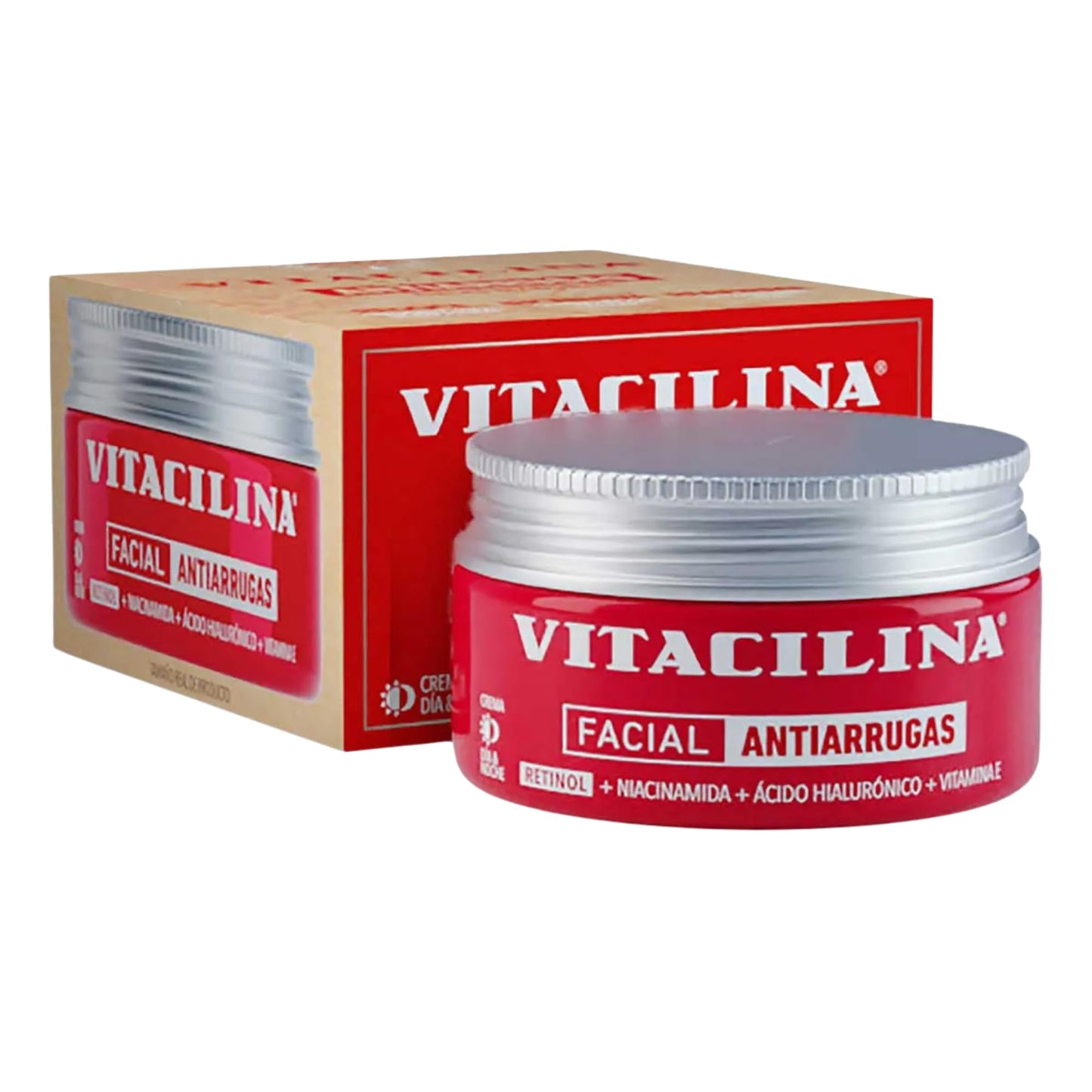 Vitacilin Face Cream with Retinol, Niacinamide, Hyaluronic Acid & Vitamin E – Anti Wrinkle Face Cream 3.5 oz