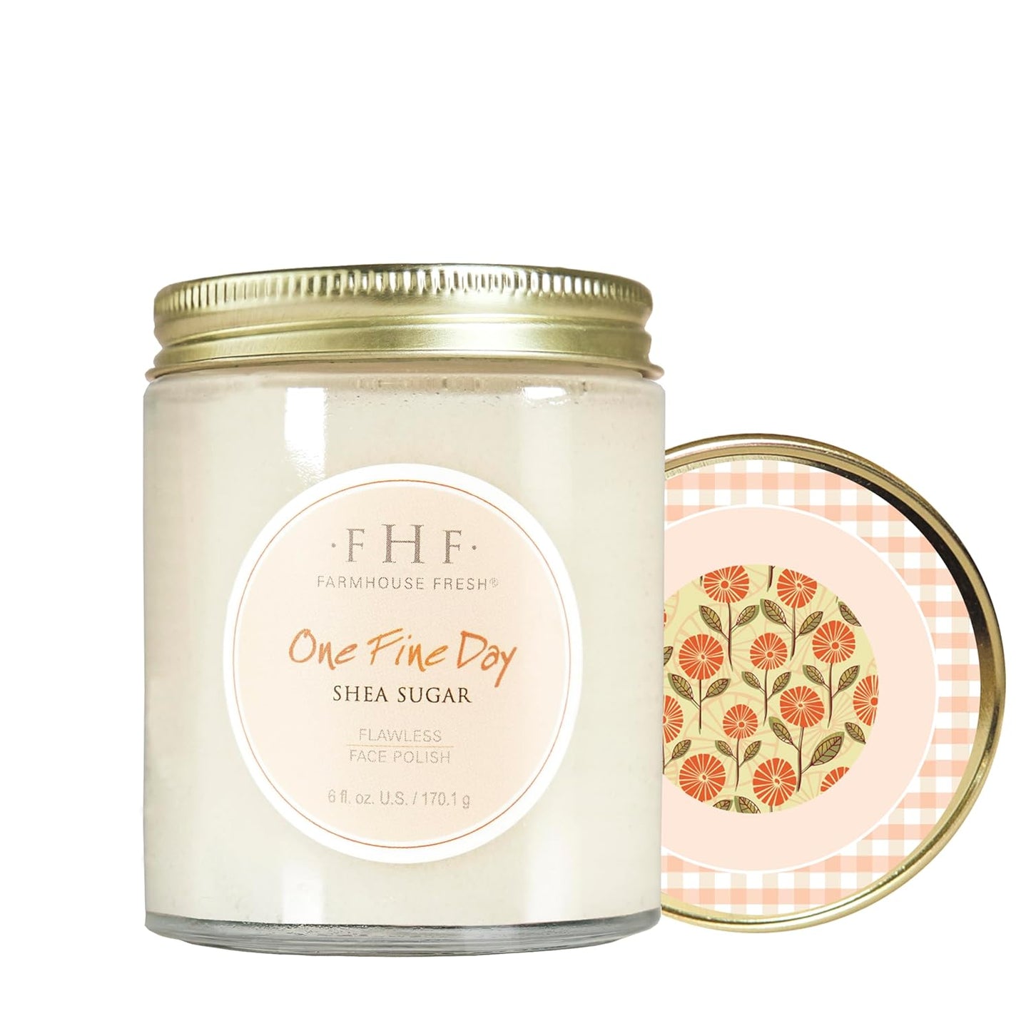 FarmHouse Fresh Sugar Face Scrub - Gentle Exfoliating Cleanser with Shea Butter | 6 Fl Oz
