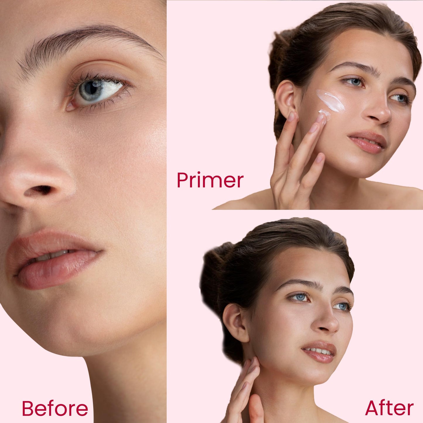 Makeup Primer Base Gel – 3oz Face Primer, Blurs Lines & Reduces Pores, Smooth Matte Velvet Whipped Formula, Waterproof Up to 48 Hours, Hydrating Lightweight, Vegan Cruelty-Free for Gripping Cosmetics