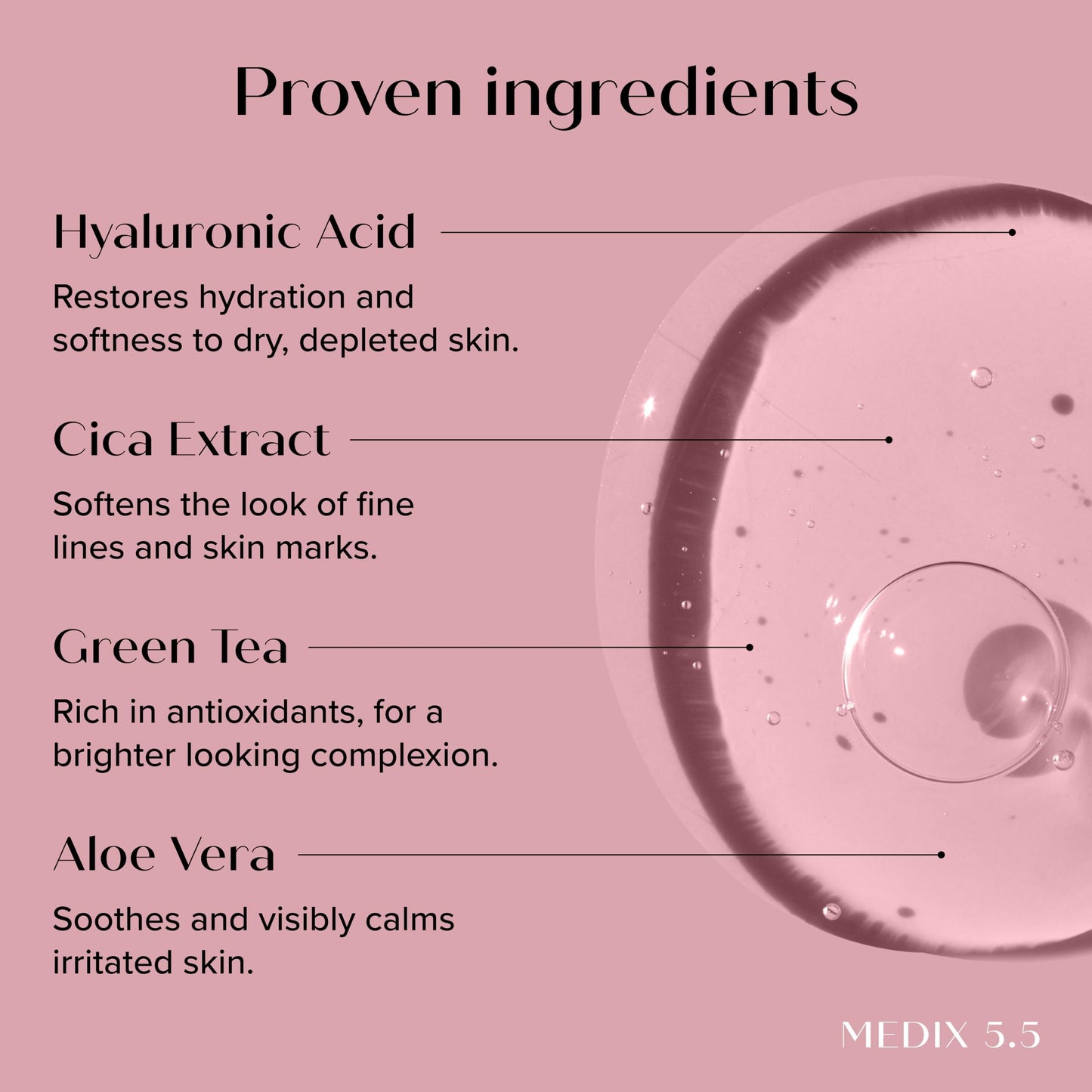 MEDIX 3% Concentrated Hyaluronic Acid Hydrating Gel Body Booster Dry Skin Moisturizer, Anti Aging Skin Care Booster For Restoring Skin Barrier, Wrinkles, Age Spots, & Fine Lines, 1.7 Fl Oz