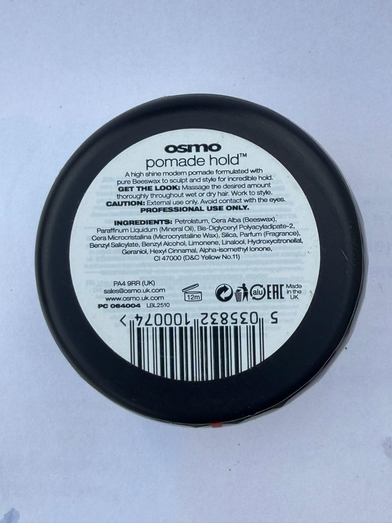 Osmo Hold Pomade, 3.38 Ounce