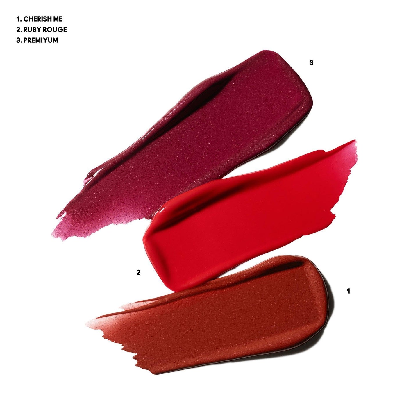 MAC Everyday Luxury Mini Lustreglass Lipstick Trio, Red, 3 Piece Set