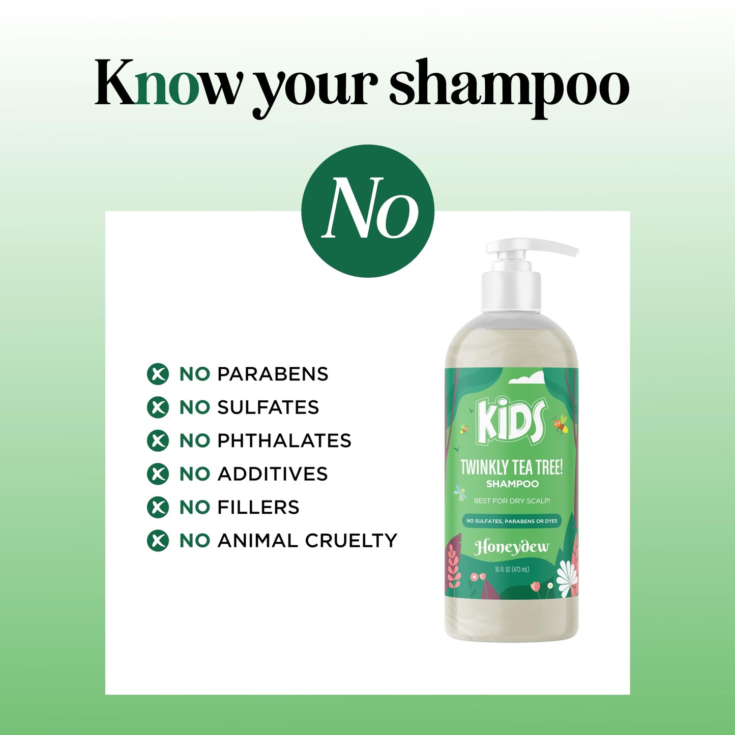 Cleansing Kids Shampoo for Dry Scalp - Dry Flaky Scalp Care Shampoo for Kids and Hair Build Up Remover with Tea Tree Oil and Rosemary Essential Oils for Hair Care - Kids Scalp Cleanser for Build Up