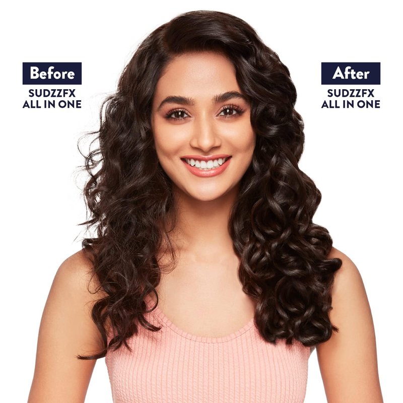 SUDZZFX Leave-In Hair Detangler - Powerful Frizz Control & Shine | Color Safe, Sulfate Free, 4.0 Fl Oz