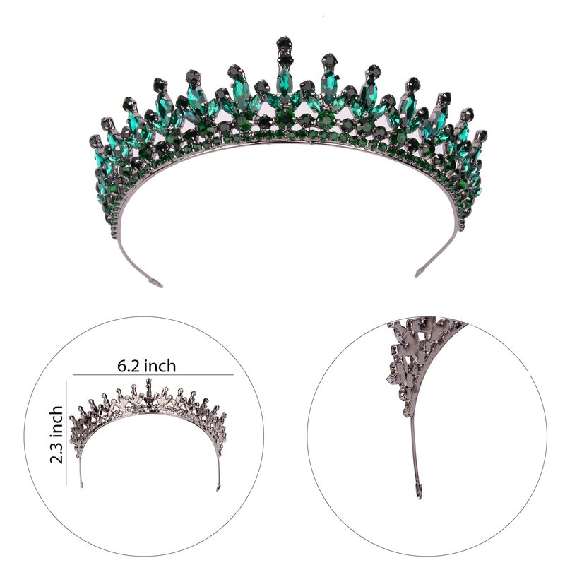 LIMELIA Women's Tiara - Pink Glitter Hair Accessory for Bridal, Birthday, Prom, Pageant, Halloween, and Party Events | Pedro Design