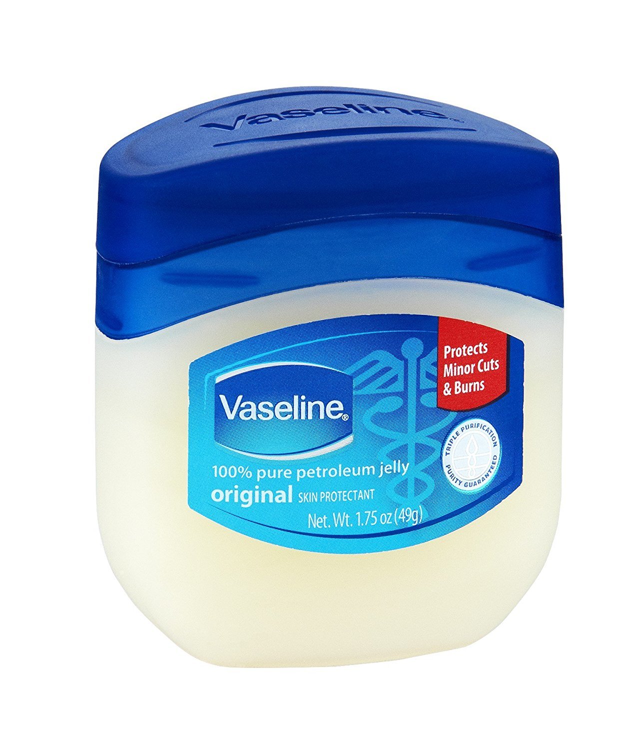 Vaseline Pure Jelly - Moisturizing Skin Care 1.75 Oz Jar | Pack of 12