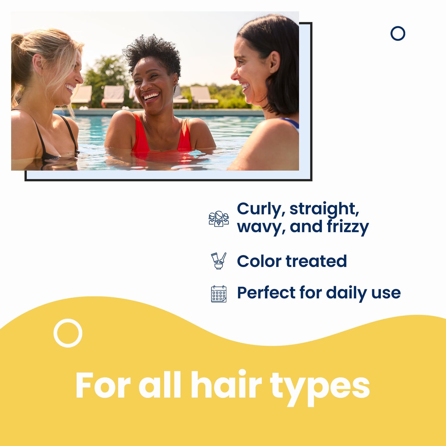 AQUA GUARD Pre-Swim Hair Defense | Family Size, Family Results | Prevents Chlorine Damage + Softens Hair While Swimming | Made in California | 16.9 oz