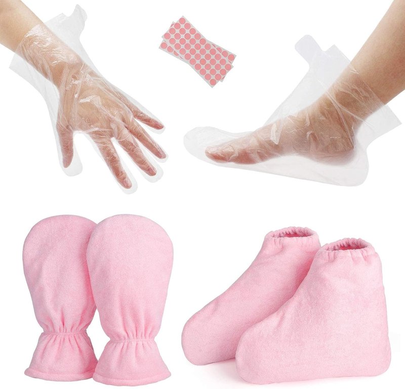 Paraffin Wax Bath Liners & Gloves - 200pcs Spa Mittens for Hands & Feet | Ideal for Wax Therapy