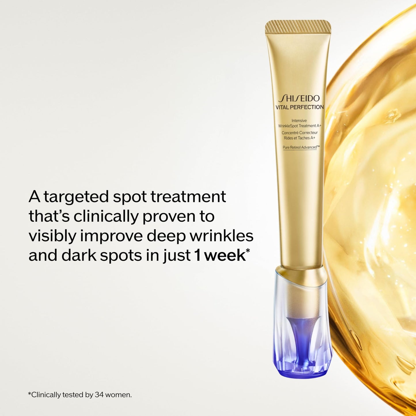 Shiseido Vital Perfection Intensive WrinkleSpot Treatment A+ - 20 mL - Spot Treatment for Deep Wrinkles & Dark Spots