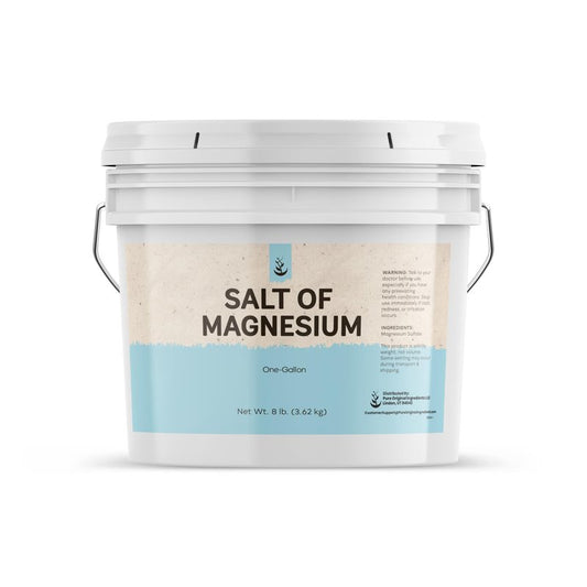 Pure Original Ingredients Salt of Magnesium (1 Gallon) Pure Epsom Salt, Unscented, Natural Skin Scrub