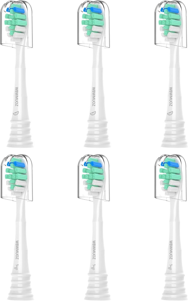 Replacement Toothbrush Heads for Philips Sonicare C2 - 6 Pack, High-Quality Bristles for Superior Cleaning