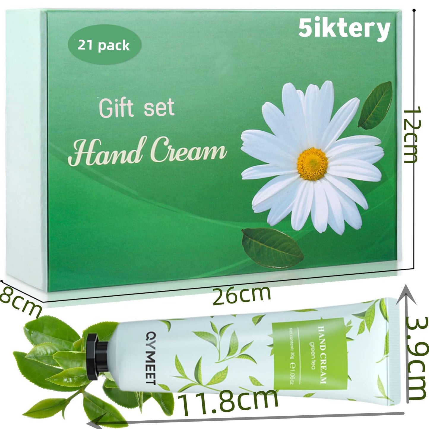 21-Pack Hand Cream Gift Set for Dry Cracked Hands, Scented Working Hand Lotion Ultimate Healing Hand Cream Body Skin Moisturizer Travel Outdoor Size Stocking Stuffers, Gifts for Men Women Kids