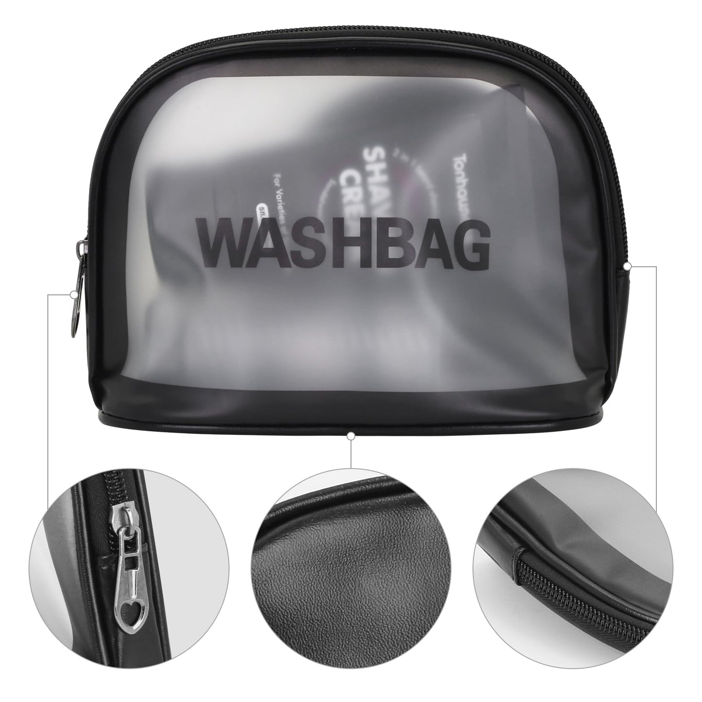 Travel Shaving Brushes Kit For Men, 5 In 1 Shaving Brush Set With Badger Hair Shave Brush, Shaving Brush Travel Case, Shaving Cream, Foldable Shaving Bowl and Washbag For Trip, Holiday