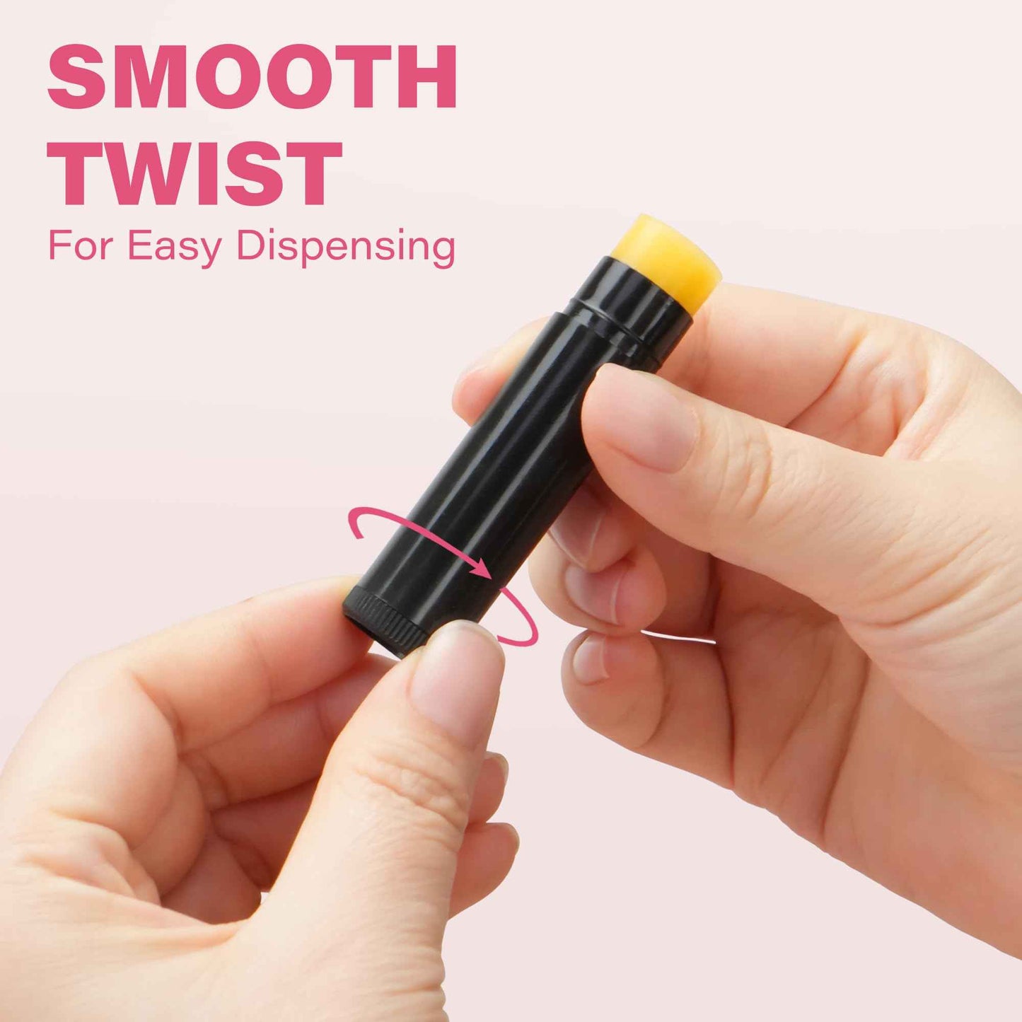 LotFancy Lip Balm Tubes with Filling Tray and Spatula, 50Pcs 4.5ml Black Lip Balm Containers, BPA Free & Leak Free, Handmade Set