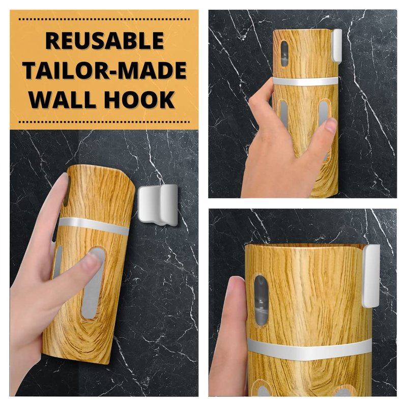 Lasunit-Lasbottle: 4 IN 1 Reusable, Potable, Leakproof, Modular Travel Liquid Dispenser, TSA Approved Toiletries and Spray Dispenser (Wood Grain)