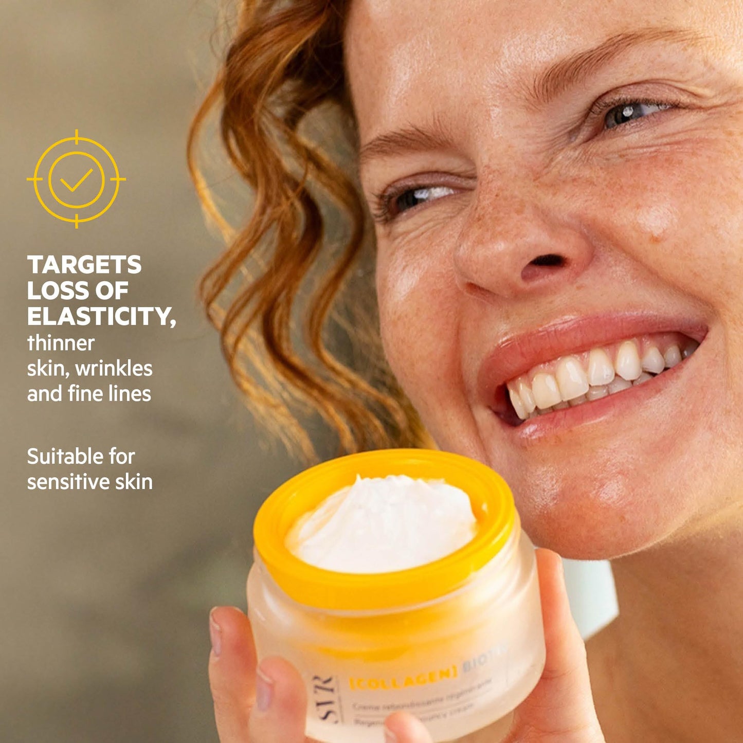 SVR - [COLLAGEN Biotic - Firming Cream - Vegan Collagen, Vitamin C and a Postbioitc - Suitable for sensitive skin - Non-greasy finish, 96% Naturally-Derived Ingredients - 1.7 fl.oz