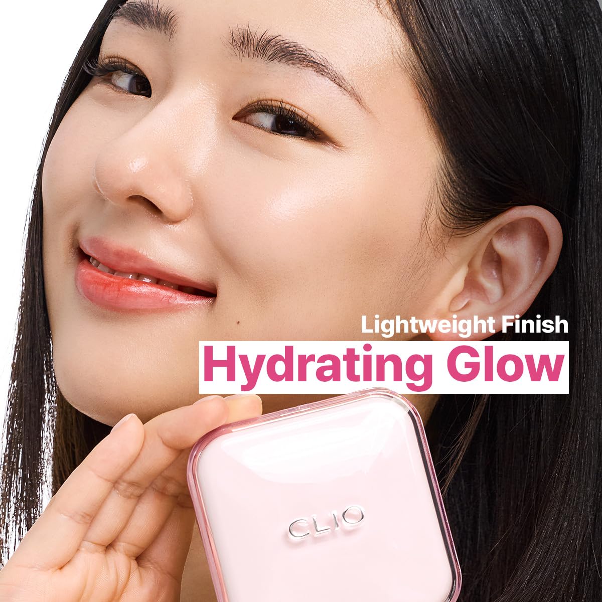 CLIO Kill Cover Mesh Glow Essential Cushion Foundation, Buildable Ultra-Fit Coverage with Glow Finish, Long-Lasting Hydration, Flawless Cover for Sensitive & Dry Skin, Korean Foundation (21N LINEN)