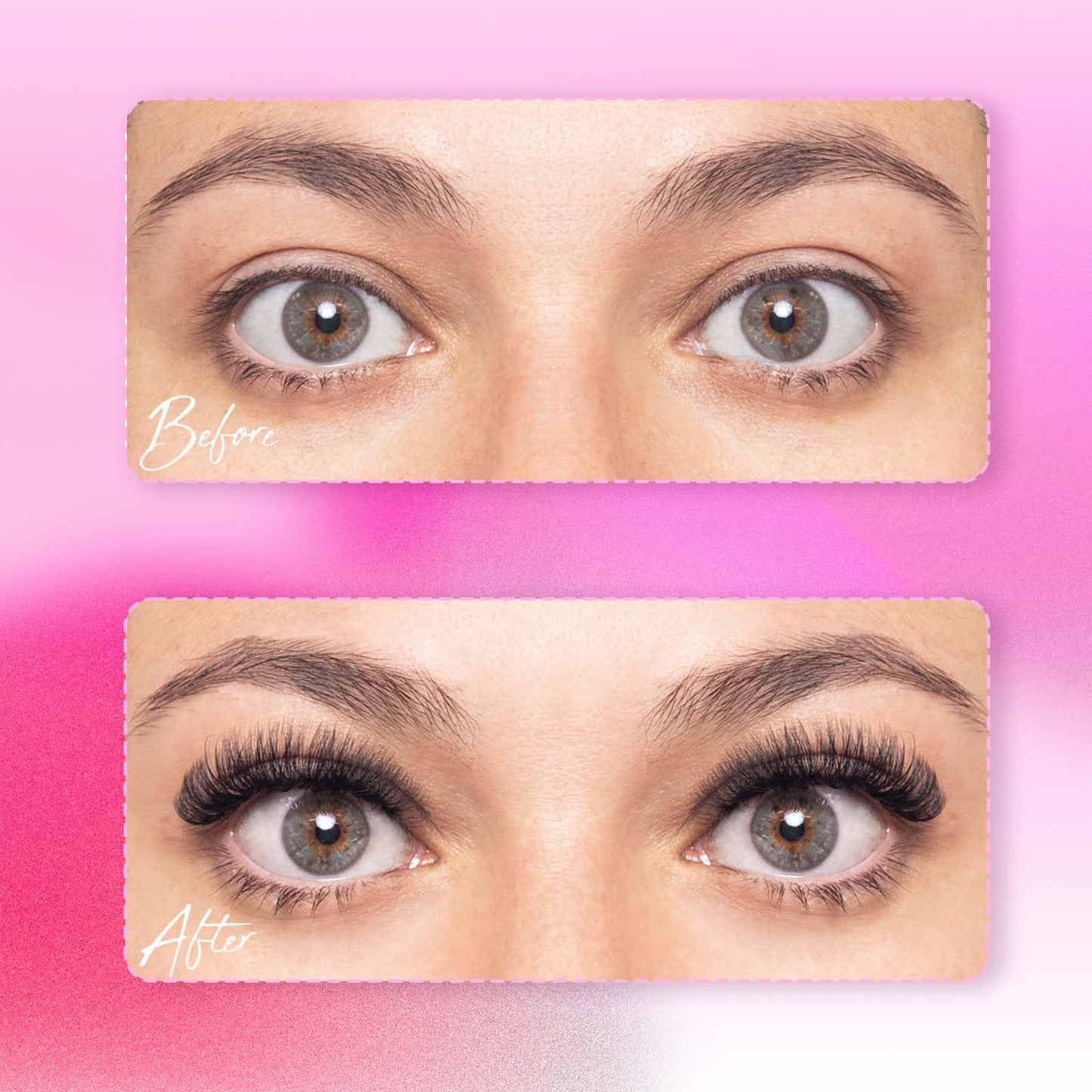 FADLASH Easy Fan Lash Extensions C D Curl Blooming Volume Eyelash Extensions 8-25mm Volume Lashes Self Fanning Eyelashes Extensions Supplies Lash Tray (0.07D, 14mm)