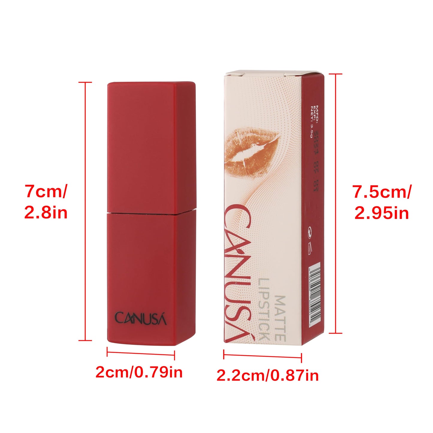 Matte Lipstick, Infallible Matte Resistance, Long Lasting, High Coverage, High Impact Lipcolour with Moisturising Creamy Formula(A SET, ONE SIZE)