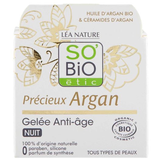 SO’BiO etic Argan Anti-Age Night Gel SoBio 40ml