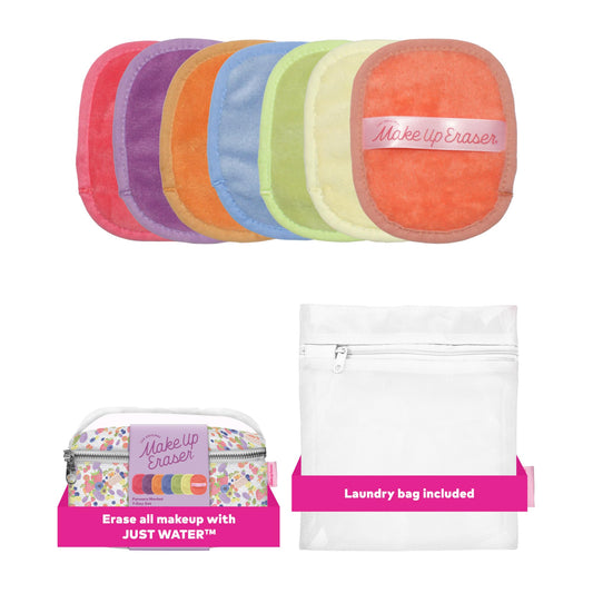 The Original MakeUp Eraser 7-Day Set, Erase All Makeup with Just Water, Including Waterproof Mascara, Eyeliner, Foundation, Lipstick, Sunscreen, and More! Farmers Market 7ct