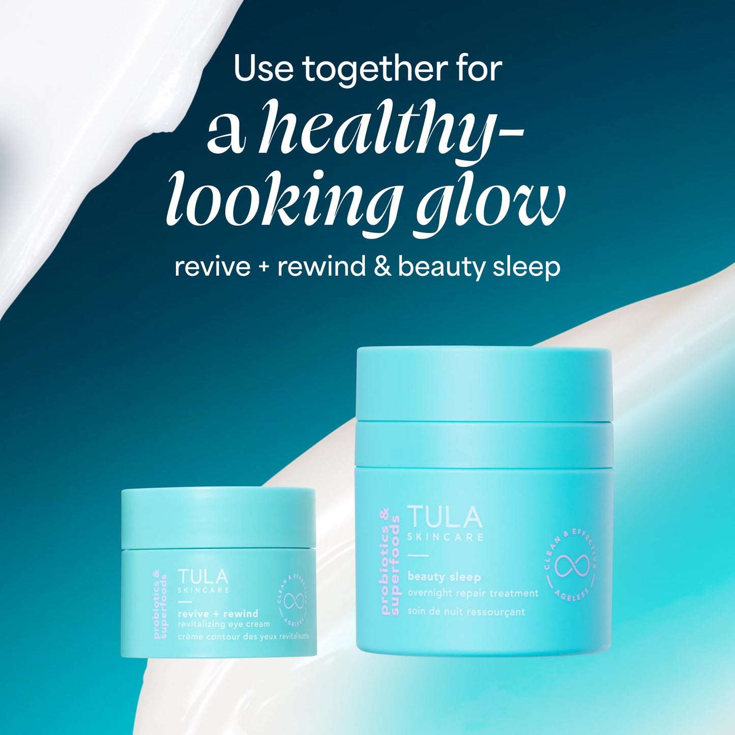 TULA Skin Care Revive & Rewind Revitalizing Eye Cream - Smooth Fine Lines, Dark Circles & Puffiness, 0.5 oz.