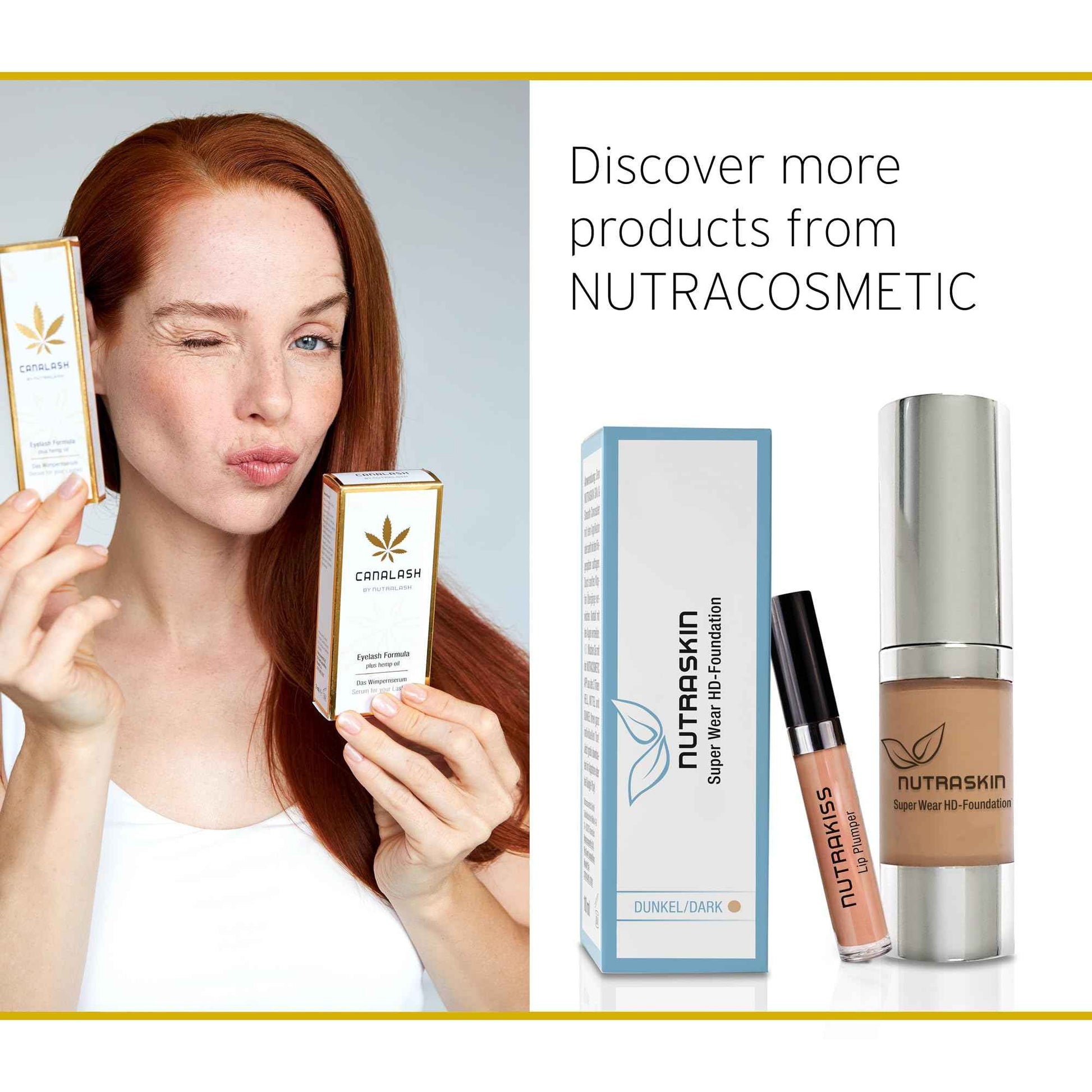 nutraCOSMETIC Nutrakiss Lip Plumper - Red I Natural Plumping Lip Gloss with Niacin (Vitamin B3) I Clear Lip Plumper for Fuller Lips I Made in Germany I 5ml