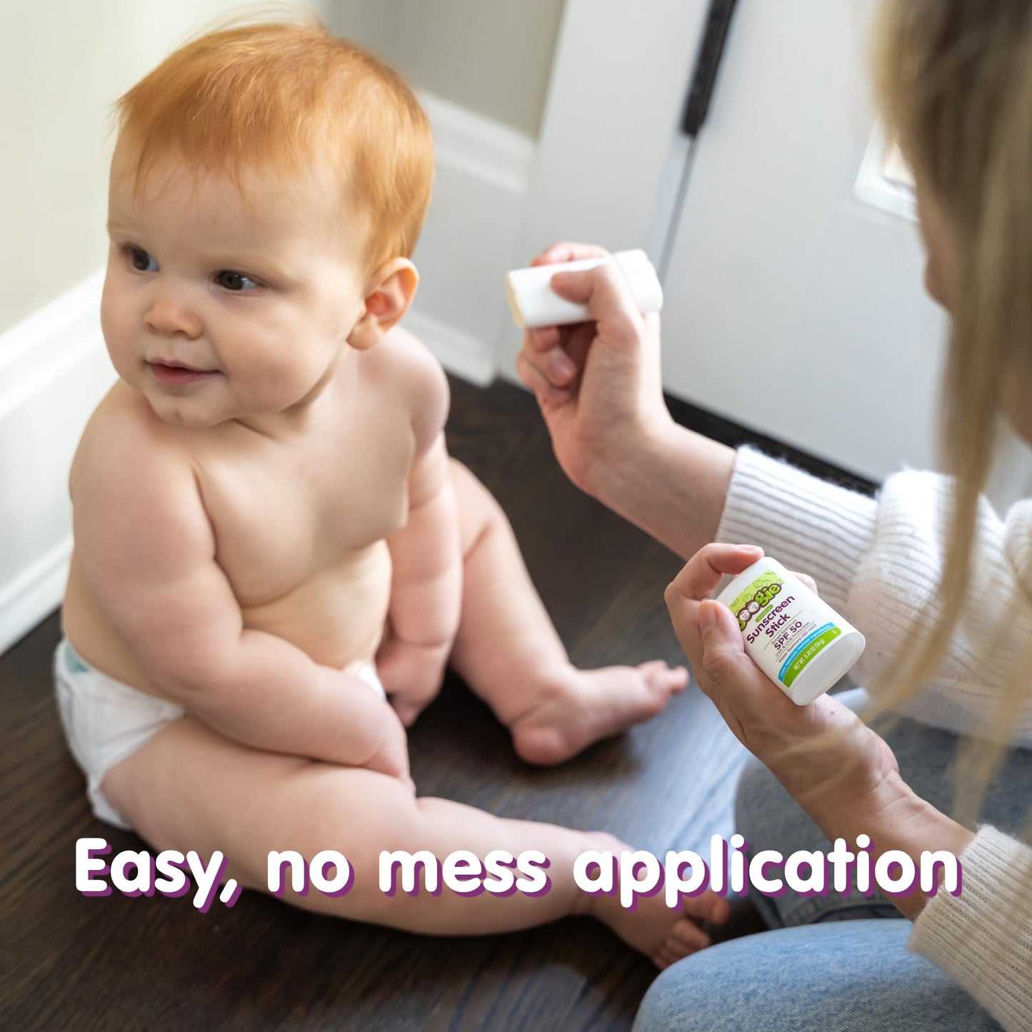 Boogie Mineral Sunscreen Stick SPF 50-0.49 oz - Sunscreen for Kids - Broad Spectrum UVA & UVB Protection - Water Resistant Sun Protection - Hypoallergenic - 100% Naturally Derived Ingredients