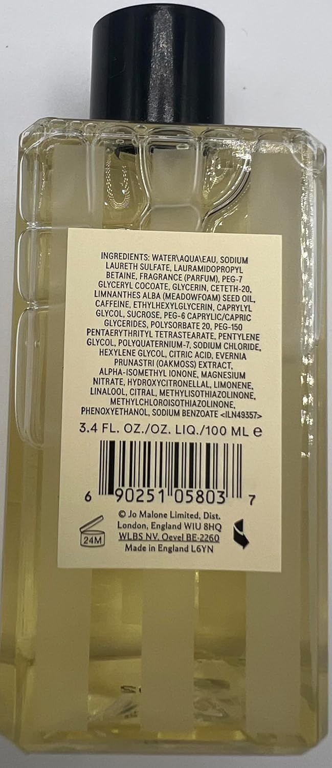 Jo Malone Lime Basil & Mandarin Body Wash - Refreshing 3.4 oz Cleanser