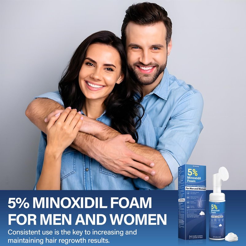 5% Minoxidil Hair Growth Foam Men and Women