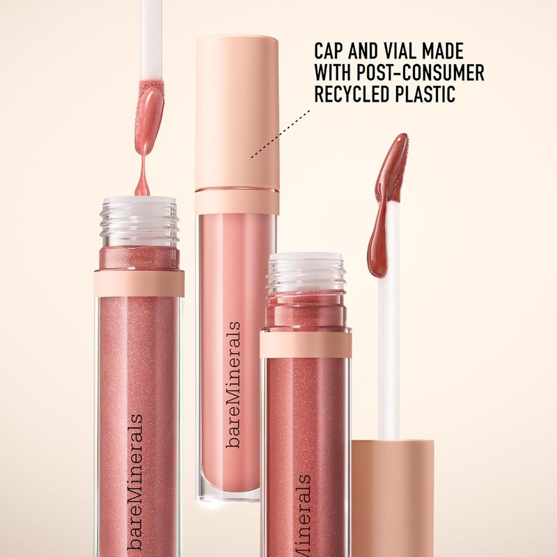 bareMinerals Mineralist Lip Gloss-Balm | Hydrating Gloss + Balm Hybrid, Sheer Finish, Vegan