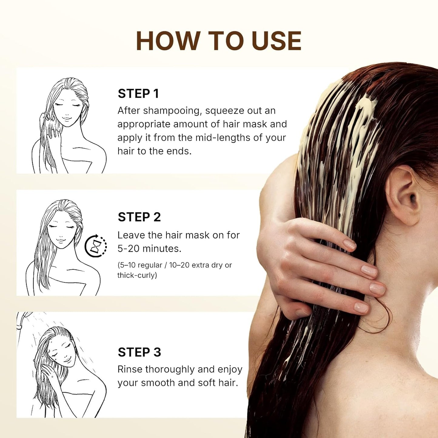 Collagen Hair Treatment - Deep Repair Conditioner with Argan Oil & Keratin | 16.9 Oz for All Hair Types