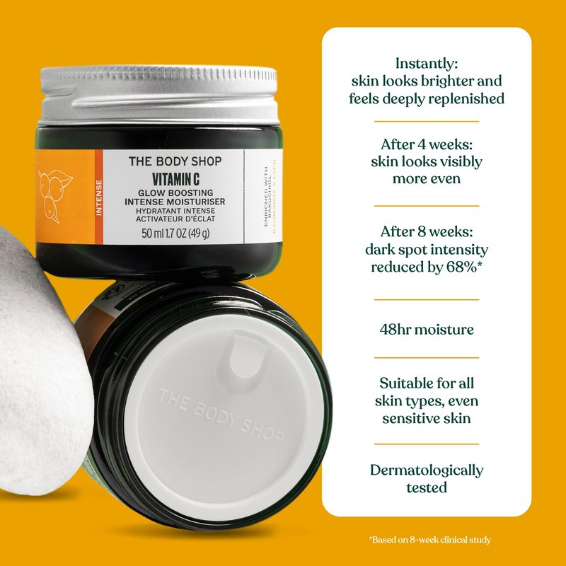 The Body Shop Vitamin C Glow Boosting Moisturizer, 1.7 Oz