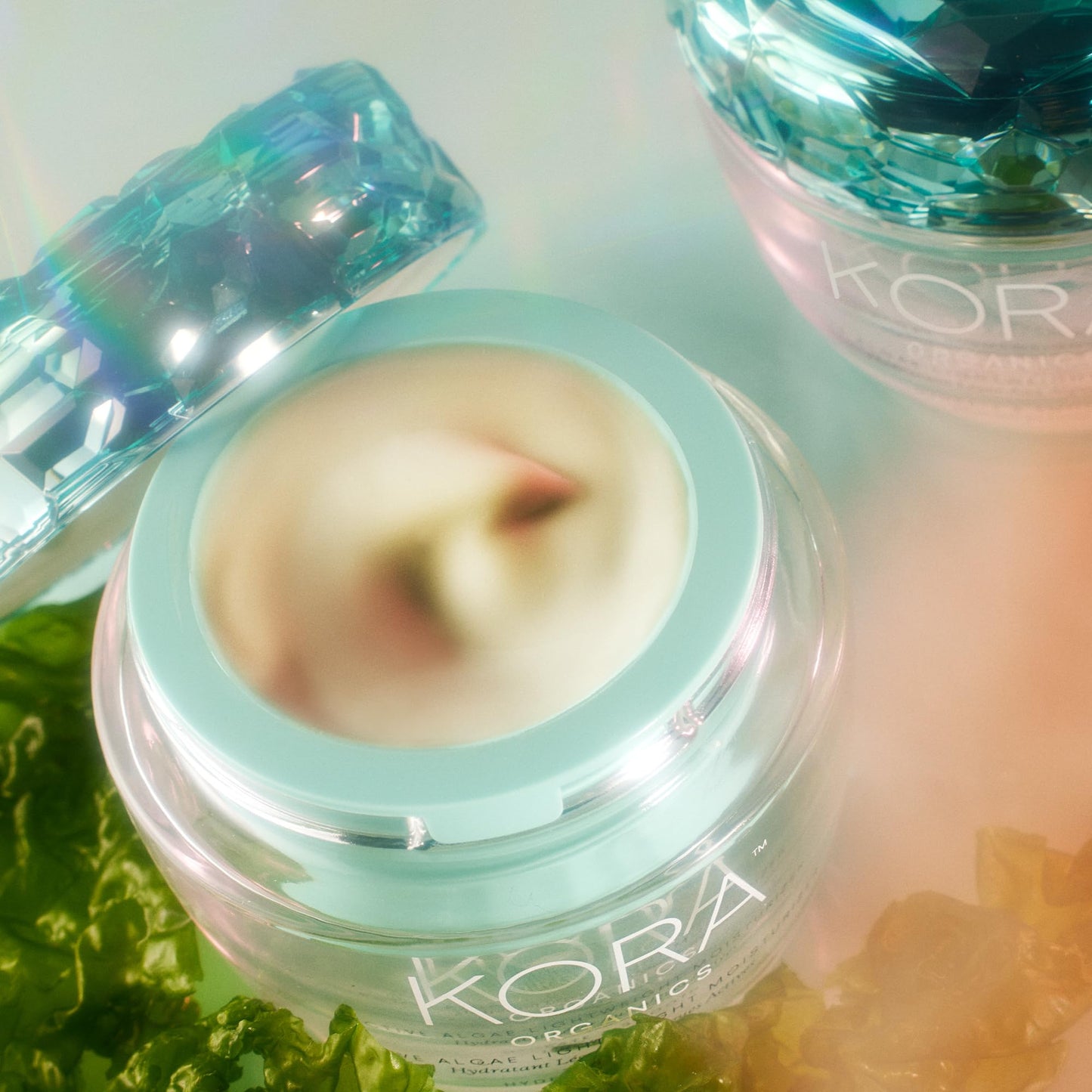 KORA Organics Active Algae Lightweight Moisturizer, Hydrating Face Cream, Soothing Facial Moisturizer for Men and Women, Certified Organic, Cruelty Free, Refillable, 1.69 fl oz