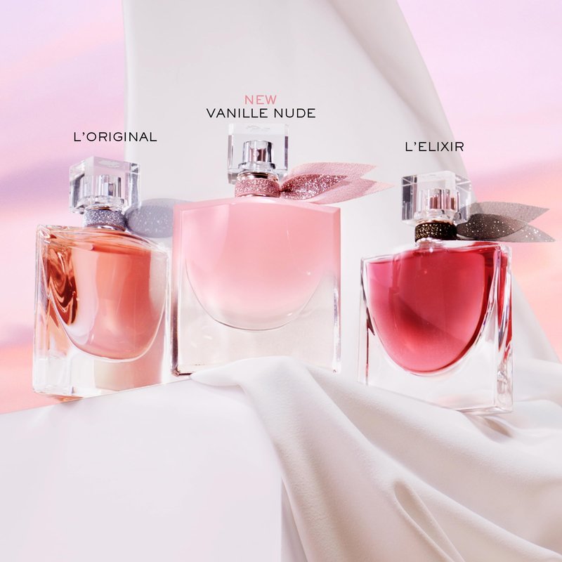 Lancôme La Vie Est Belle La Vie Vanille Nude Eau de Parfum - Long Lasting Fragrance with Notes of Solar Jasmine, Glazed Bourbon Vanilla, White Musk - Floral & Sweet Women's Perfume 0.34 Fl Oz.