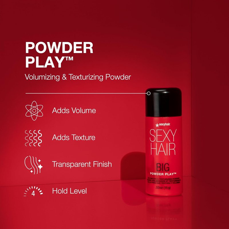 Big Powder Play Volumizing & Texturizing Hair Powder - Fragrance-Free Instant Lift, 0.53 Oz | Colorless Formula