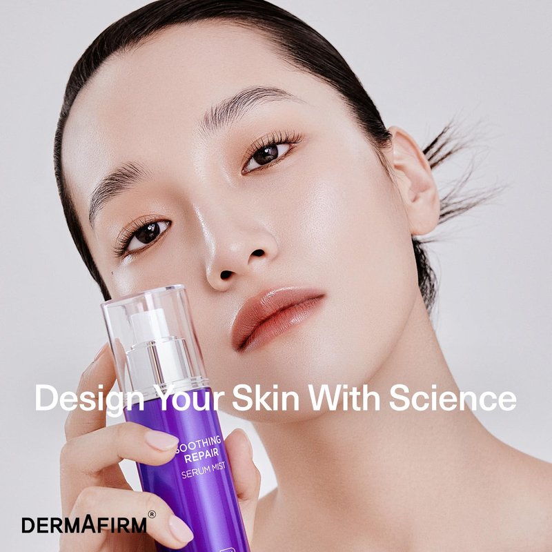Dermafirm Soothing Repair Facial Serum Hydrating Mist R4 | Face Mist Hydrating Spray for Dark Spots w/Eucalyptus, Peptide & Collagen | Gentle for All Skin Types No Animal Trials No Paraben 3.38 fl oz