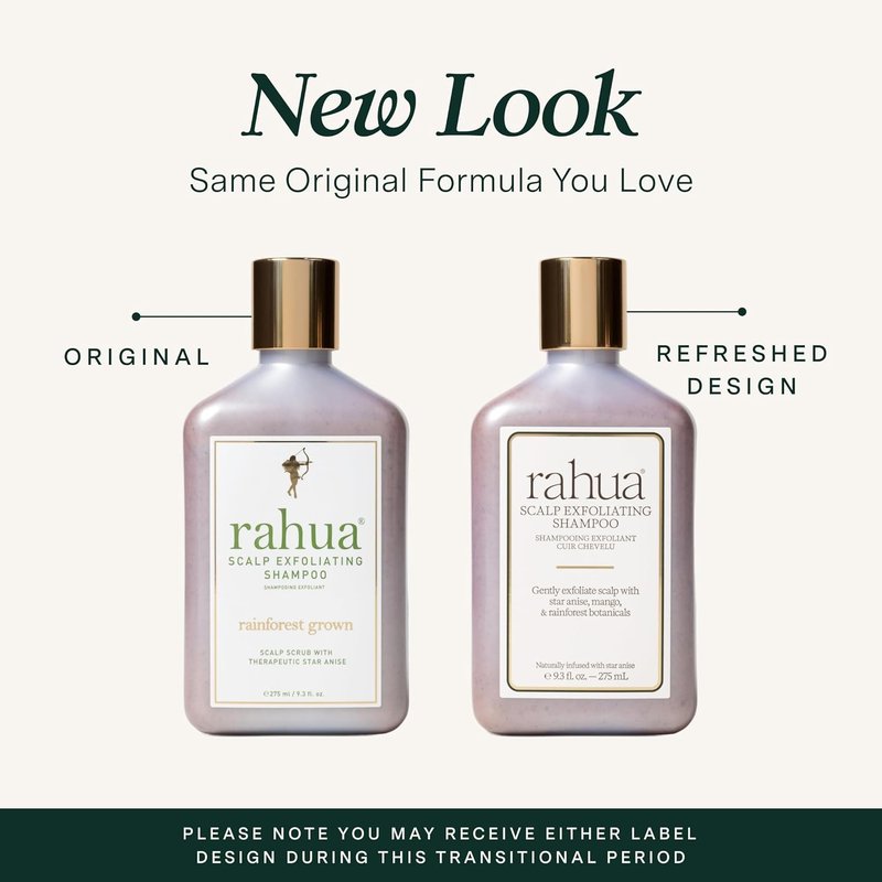 Rahua Scalp Exfoliating Shampoo - Vegan Botanical Formula with Star Anise & Organic Mango | 9.3 Fl Oz