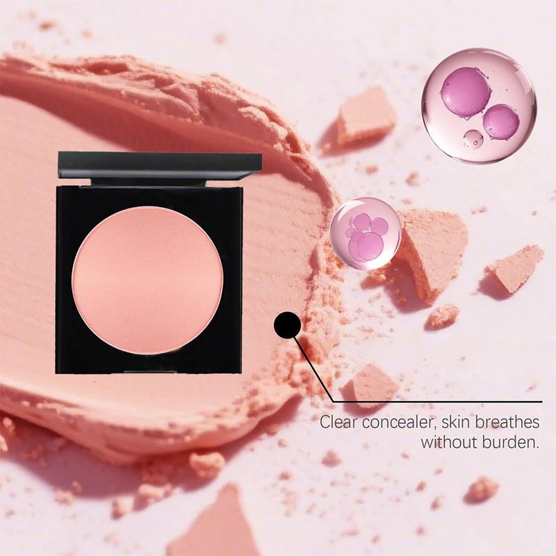 Cekomady Luminance Under Eye Brightener, Under Eye Brightener, Dark Circle Concealer, Moisturizing Waterproof Foundation (PINK-2PCS)