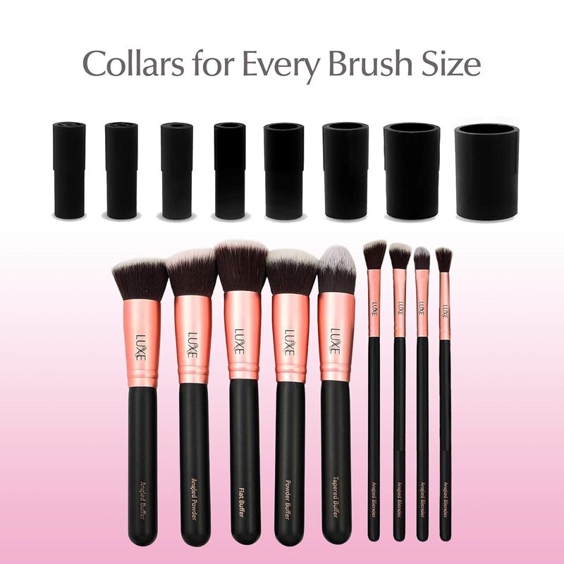 Electric Makeup Brush Cleaner - Luxe USB Charging Station with 3 Adjustable Speeds | Pink, Instant Wash & Dry